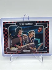 2025 Panini Prizm Black & Red Checker Prizm /179 The Rolling Stones #79