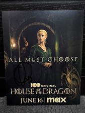 Phia Saban signed 8x10 House of the Dragon