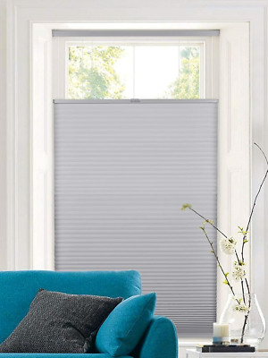 Grey Light Filtering Top down Bottom up 9/16'' Single Cellular Shade, 24-Inch Wid