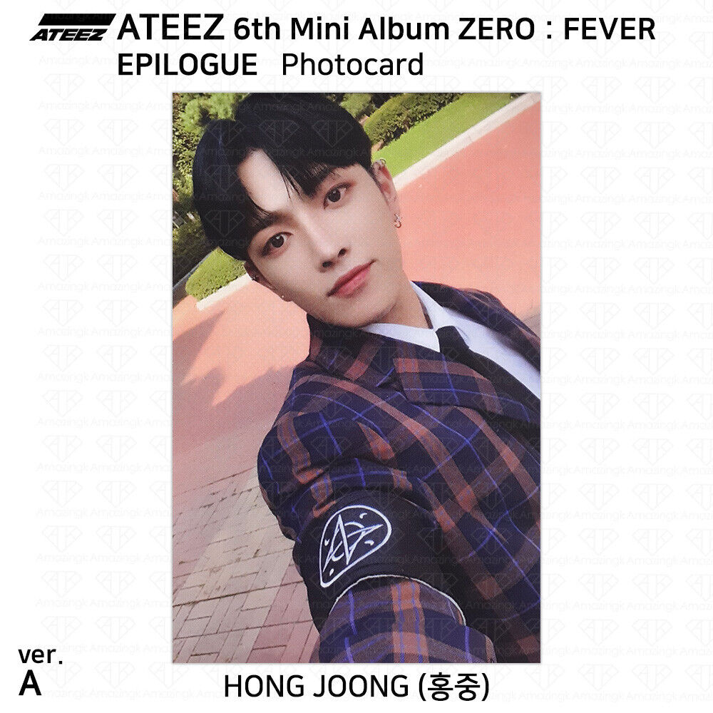 ATEEZ 8th Mini Album Zero Fever Epilogue Official Photocard ATEEZ 8th Mini Album Zero Fever Epilogue Official Photocard