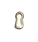 Cast Brass Keyhole Insert Medium key hole antique vintage lock desk old drawer
