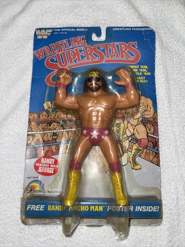 LJN WWF WRESTLING SUPERSTARS MACHO MAN RANDY SAVAG...