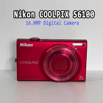 Nikon Coolpix s6100?16?MPデジタルカメラwith 7?x NIKKOR広角光学  