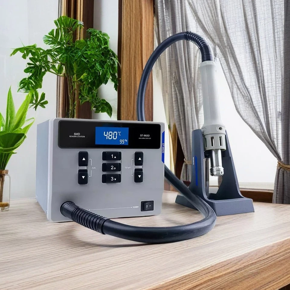 ATTEN St-862D 1000W Hot Air Digital Display Desoldering  Rework Station US STOCK - Image 2 of 4