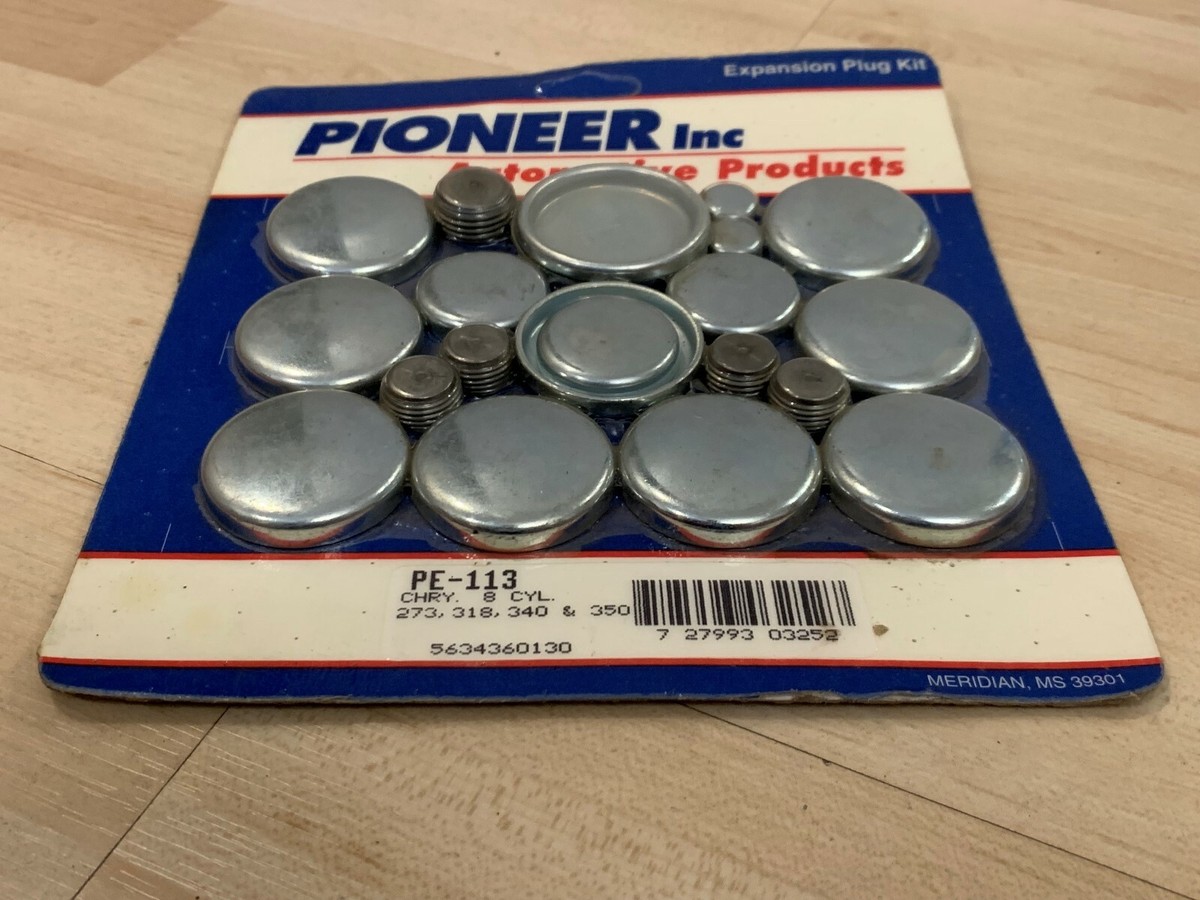 RARE NOS NEW Old Stock Pioneer Expansion Plug Kit Chrysler Dodge