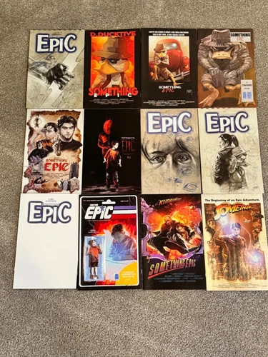 Something Epic #1-12 IMAGE Complete Variant Set Szymon Kudranski NM/NM+