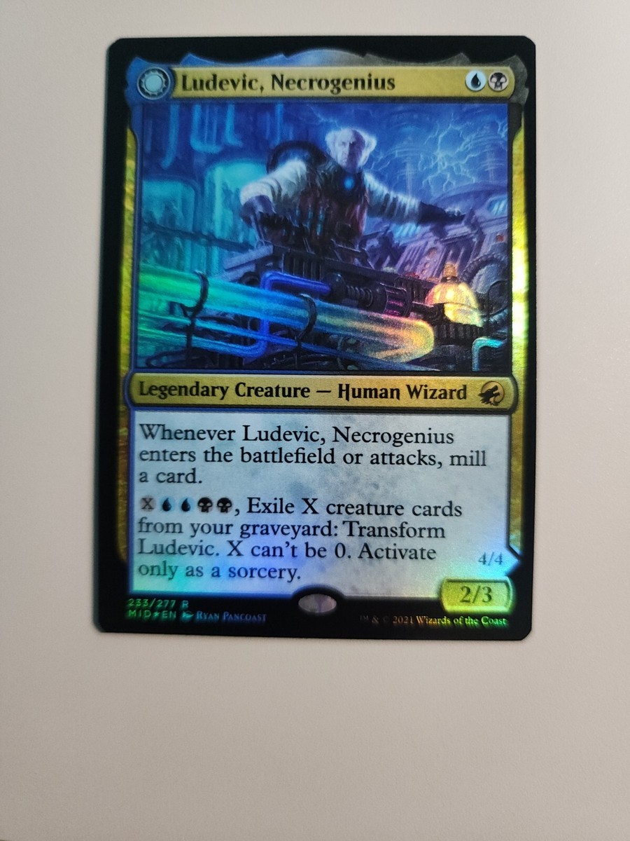 MTG Ludevic, Necrogenius/Olag, Ludevic's Hubris Midnight Hunt 233