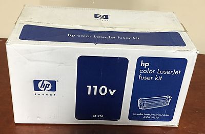GENUINE HP C4197A COLOR LASERJET  FUSER KIT 110v OEM SEALED 4500 4500 