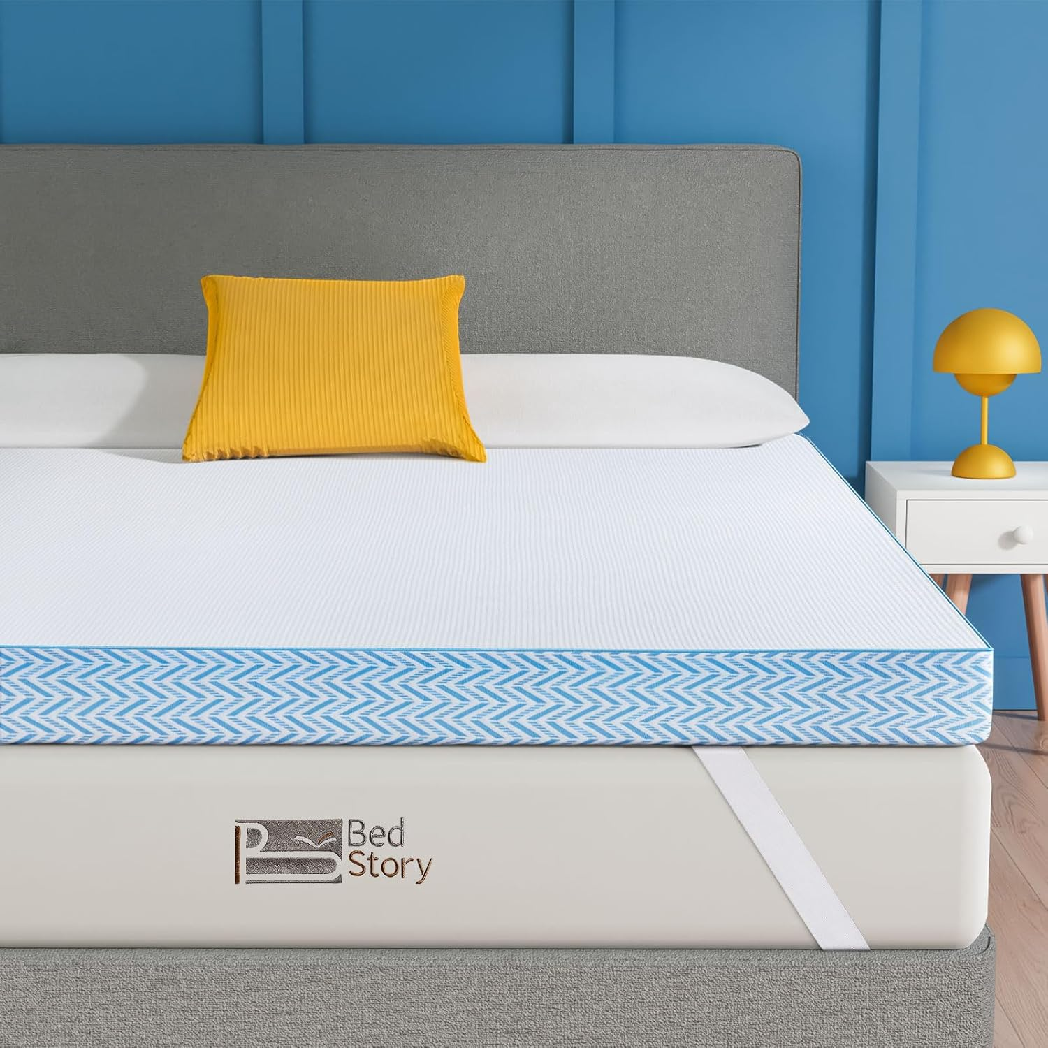 Firm to Extra Firm Mattress Topper Queen - 4 Inch Firm Bed Toppers - High Densit