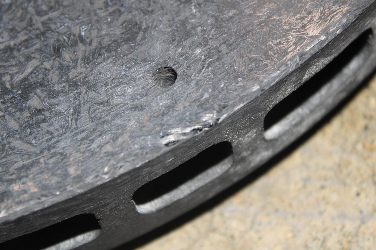 Ferrari California, 458 Italia, Rear CCM Carbon Brake Rotor, Used, P/N 274232