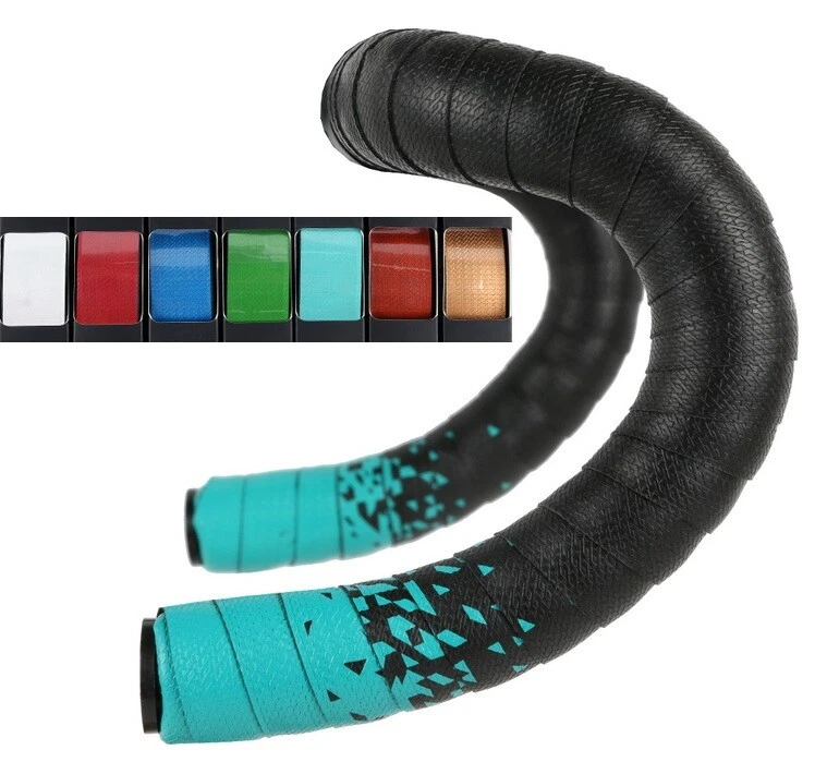 Non-slip PU EVA Road Bike Handlebar Tape Bicycle Drop Bar Wrap Tapes Outdoor - Image 2 of 4