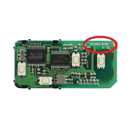 Chaveiro HYQ14AAB Lexus fabricante de equipamento original 4 botões 271451-0140 - Imagem 2 de 4