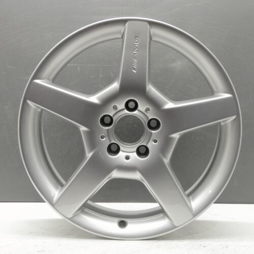 MERCEDES A-CLASS W169 18" AMG III ALLOY WHEEL RIM SILVER A1694011202 GENUINE X1 - Picture 1 of 13