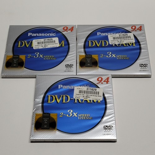 Panasonic LMHB94LU 23x 9.4GB DVDRAM Blank Cartridge Type 4 Disc