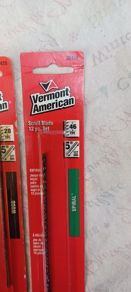 Lâmina de serra de rolagem Vermont American 30420 (2) 5 polegadas 12 peças mais 1 2 3/4!! - Imagem 3 de 4
