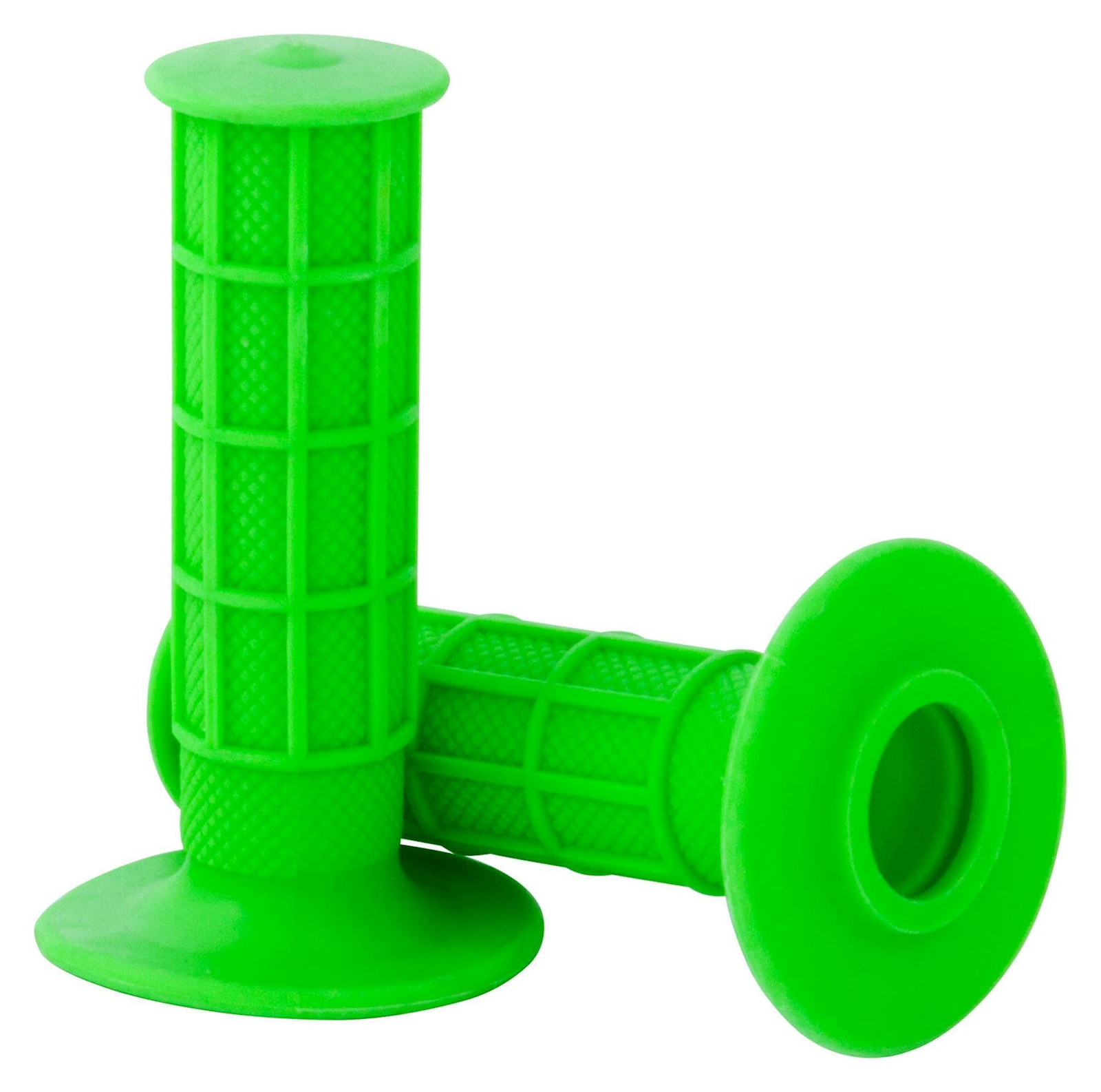 Green Motocross Grips 22mm / 25mm 125mm LENGTH MX ENDURO Handlebar Grips Pair