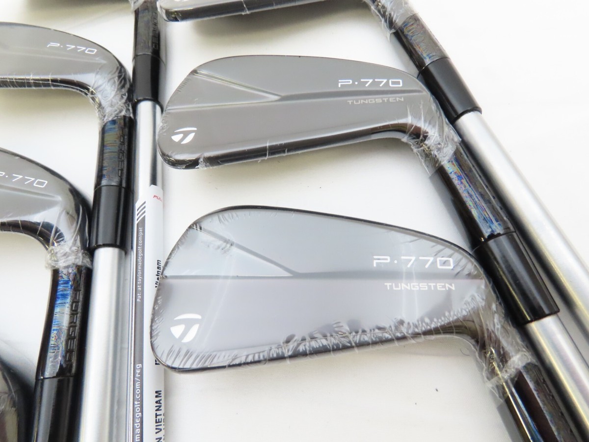 New TaylorMade P770 Phantom Black Iron Set 4-PW Project X LS 120g