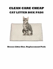 80 Clean Care Cat Litter Box Liner Pads for Popular 11.5x17" Litter Box Systems