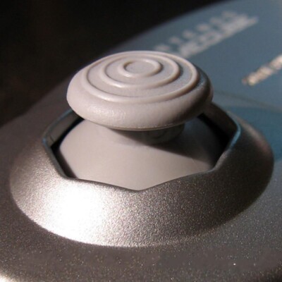 Resilient Wired Console Gamepad Mushroom Head Rocker Cap for Nintendo Game Cube