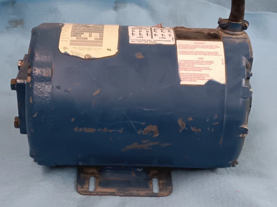BALDOR 3 PHASE MOTOR 35K838-186 3450RPM 8.4-8/4AMPS 60HZ 3.2HP - Image 4 of 4