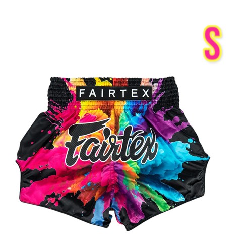 Fairtex Funky Soul Shorts Muay Thai Kick Boxing MMA Black BS1940 XS to 5XL - Picture 9 of 16