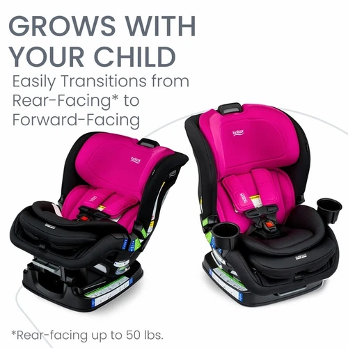 Britax Poplar Narrow Clicktight Convertible Car Seat - Magenta Onyx-  Brand New! - Picture 2 of 7