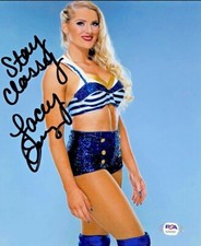 WWE LACEY EVANS HAND SIGNED  AUTOGRAPHED 8X10 PHOTO WITH PROOF & PSA DNA COA 1