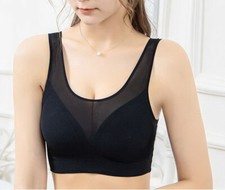 Women Bras Full Coverage Seamless Wireless Solid Sport Sleep Yoga Bra 18051