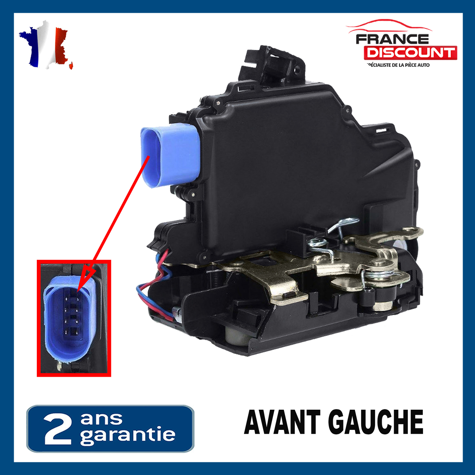 Moteur centralisation avant gauche 5J1837015B 6QD837015B pour serrure