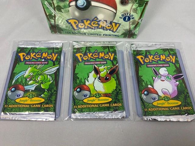 Heavy Jungle 1st Edition - Booster Pack - Sealed - WOTC 1999 Pokémon Heavy!!