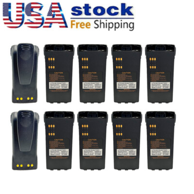 10x Replacement Li-ion HNN9013 Battery For HT750 HT1250 GP340 MTX950 GP328 Radio
