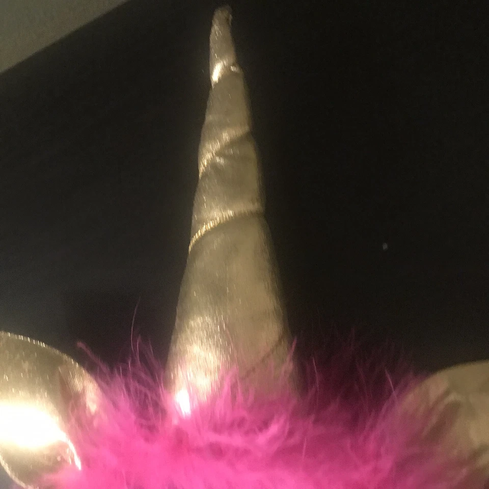 Pink, White & Gold Unicorn Headband - Image 4 of 4