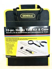 GENERAL  12-Pc. Hobby Tool Kit & Case