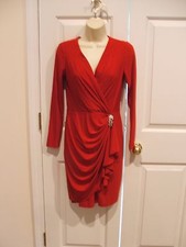 New org. 130 jessica howard red prom/party/holiday/cocktail dress size 6