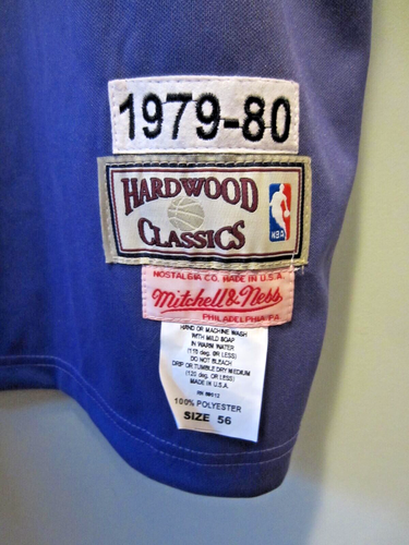 NEW Vtg Mitchell Ness Los Angeles Lakers Magic Johnson 32 Jersey Mens 56 3XL USA - Picture 3 of 4
