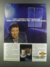 1982 Kero-sun Kerosene Heater Ad - William Shatner