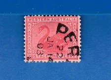 Western Australia One Penny Stamp Used Lot 2017