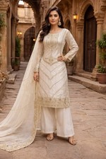 SALWAR KAMEEZ PAKISTANI INDIAN WEDDING PARTY WEAR DRESS SHARARA BOLLYWOOD SUIT