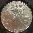 2021 W American Silver Eagle S$1 NGC MS70 Eagle Landing T-2 Early Release PR306