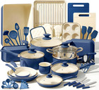 54 Piece Professional Grade Kitchen Cookware Set, Ceramic Non-Stick