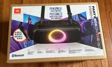 New JBL PartyBox On-The-Go Essential Portable Wireless Party Speaker Black JBLPB