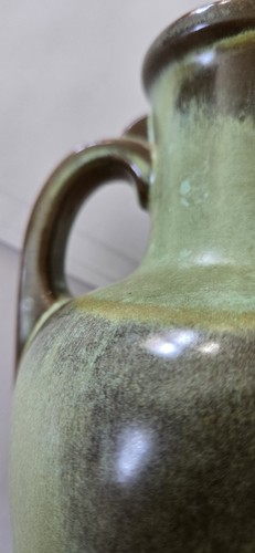 Frankoma Pitcher Jug Carafe #8 Handled Prairie Green Clay Art Pottery Vintage - Picture 3 of 5