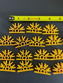 K'NEX CONNECTORS Mix Lot 406 Bulk Standard Replacement Parts, Red, Black,  Knex