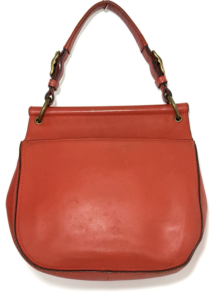 Vintage Coach Willis Legacy 70th Anniversary Vermillion Leather