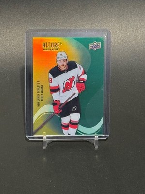 2022-23 Upper Deck Allure #SF-9 Reilly Walsh Rookie Yellow-Green Color Flow