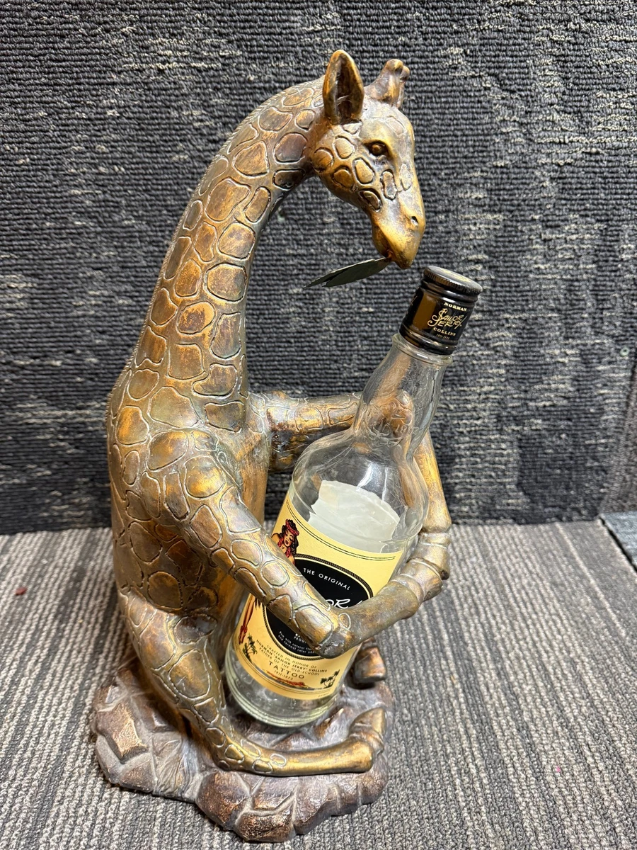 Giraffe Wine Bottle Holder Figurine 16