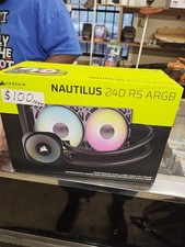 Corsair Nautilus 240 RS ARGB Liquid CPU Cooler, Black, Multicolor ARGB Fan