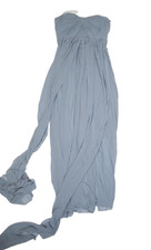 Birdy Grey Dress Womens XS Dusty Blue Grace Strapless Maxi Formal Gown NWT