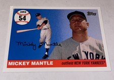 2006 Topps Mickey Mantle Home Run History #MHR64 Yankees Insert Card