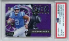 2024 Wild Card QB1 Jaxson Dart PURPLE DISCO Rookie #'D 11/15 PSA 10 POP 1 GIANTS